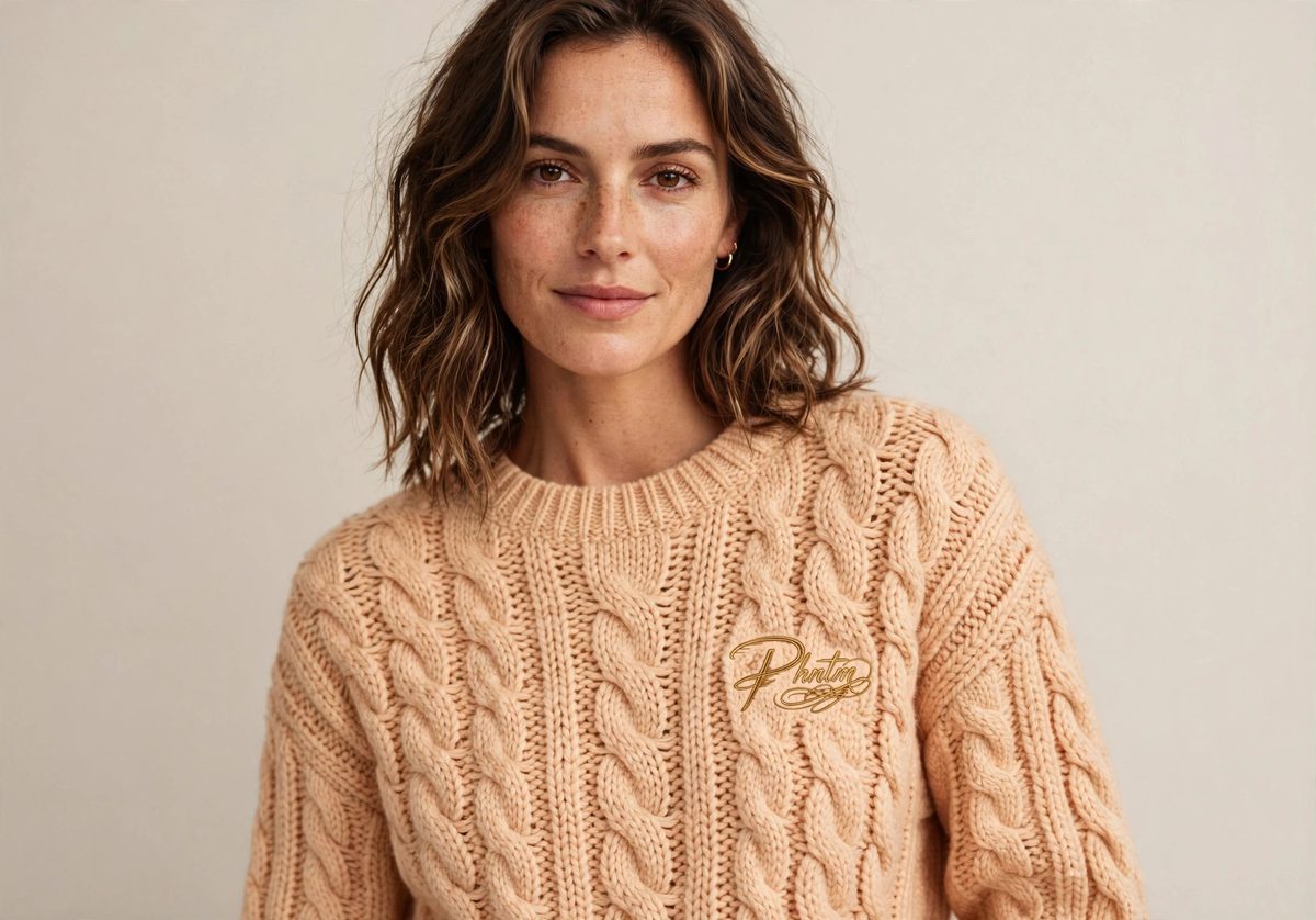 PHNTM Womens Peach Knit mockup